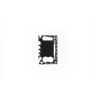 PEEBLES. Stainless steel multifunction card with 20 functions